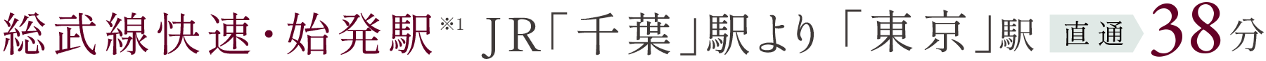 JR「千葉」駅徒歩11分×全邸南向き