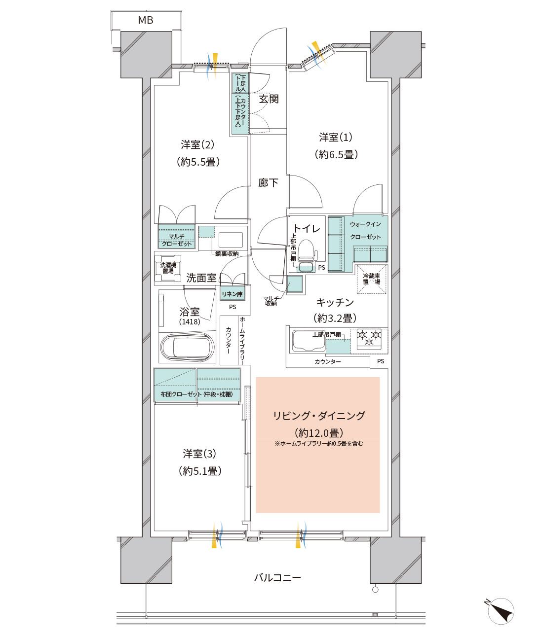 Htype オーベルグランディオ平井 東京 駅約8km圏の新築マンション Htype オーベルグランディオ平井 東京 駅約8km圏の新築マンション