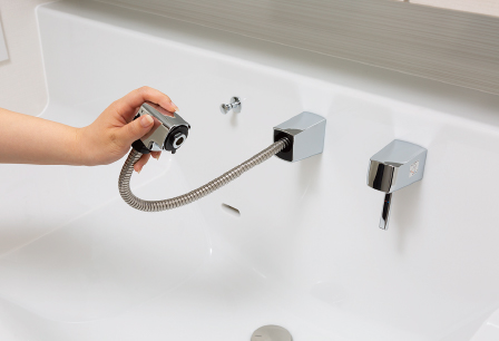 ホース引出し式シャワー水栓