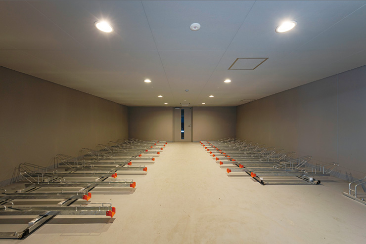 自転車置場（2025年3月撮影）