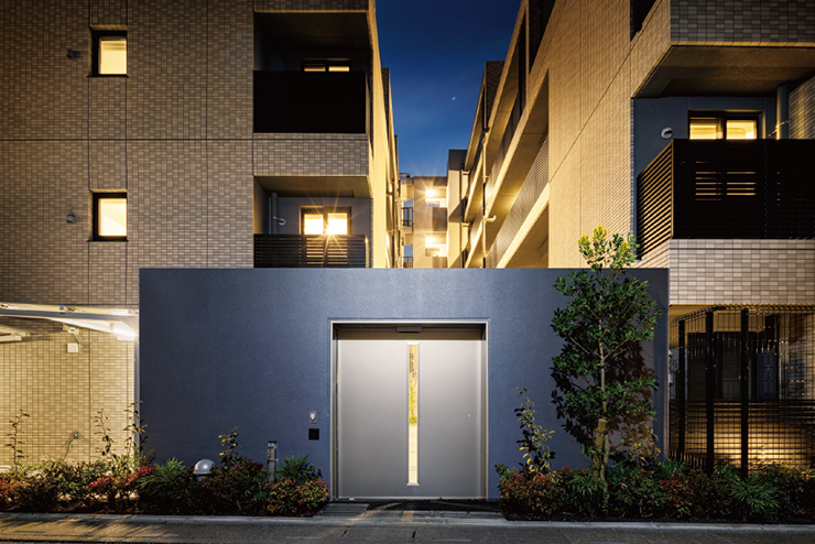 自転車置場出入口（2025年3月撮影）