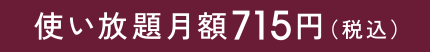 使い放題月額715円（税込）