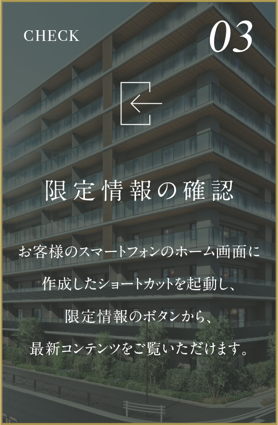 03限定情報の確認