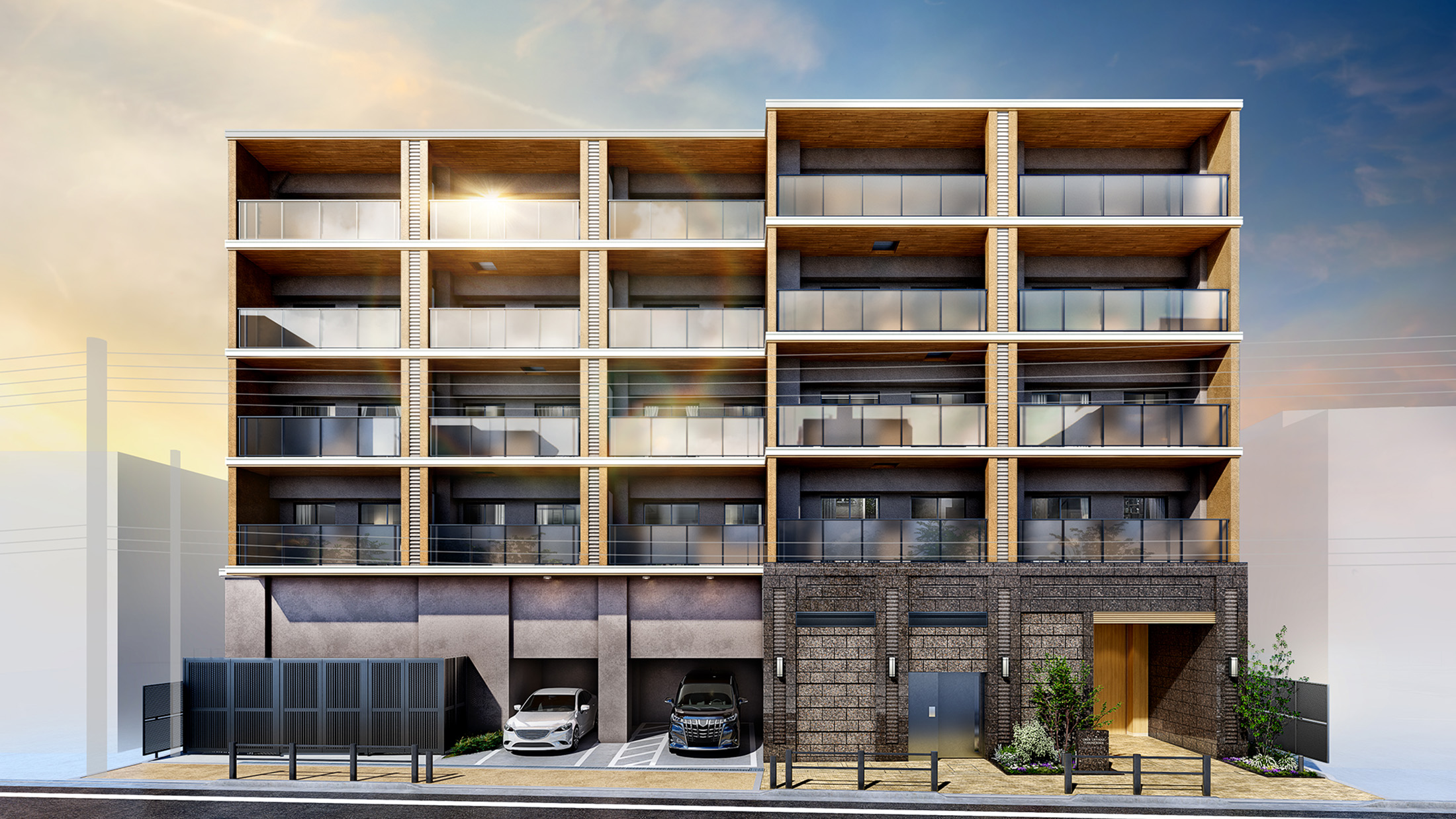 建物外観完成予想CG